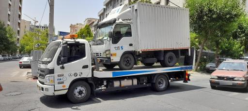 عکس جرثقیل کفی خودروبر ماهان