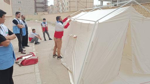 عکس جمعیت هلال احمر شهرستان‌ بهارستان