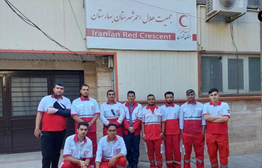 عکس جمعیت هلال احمر شهرستان‌ بهارستان
