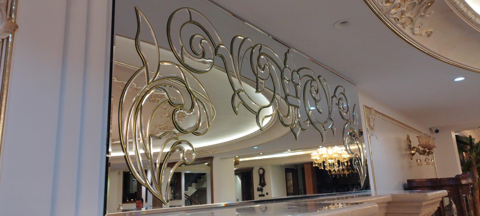 عکس طراحی شیشه و آینه معلمی 