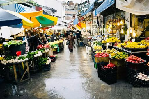 عکس بازار سنتی رشت