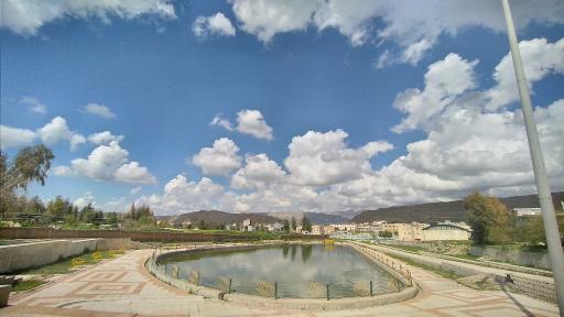 عکس دریاچه مصنوعی پارک رضوان
