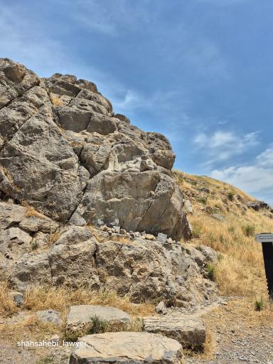 عکس کوه بیستون