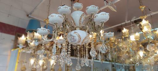 تولید و فروش لوستر برنزی و کریستالی آنیل