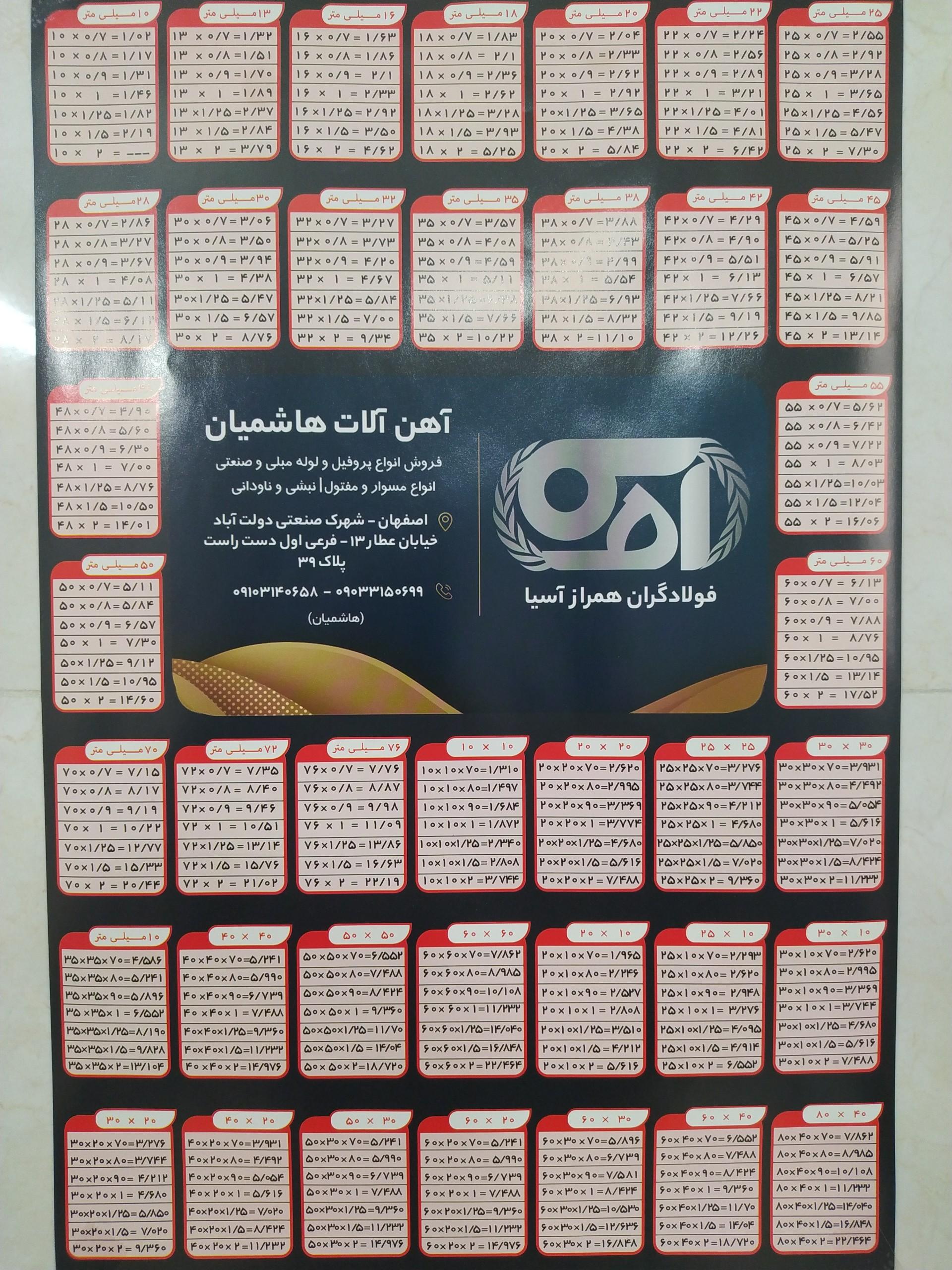 عکس آهن آلات هاشمیان