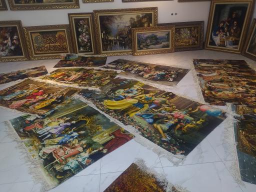 عکس تابلو فرش دست بافت هاشمی