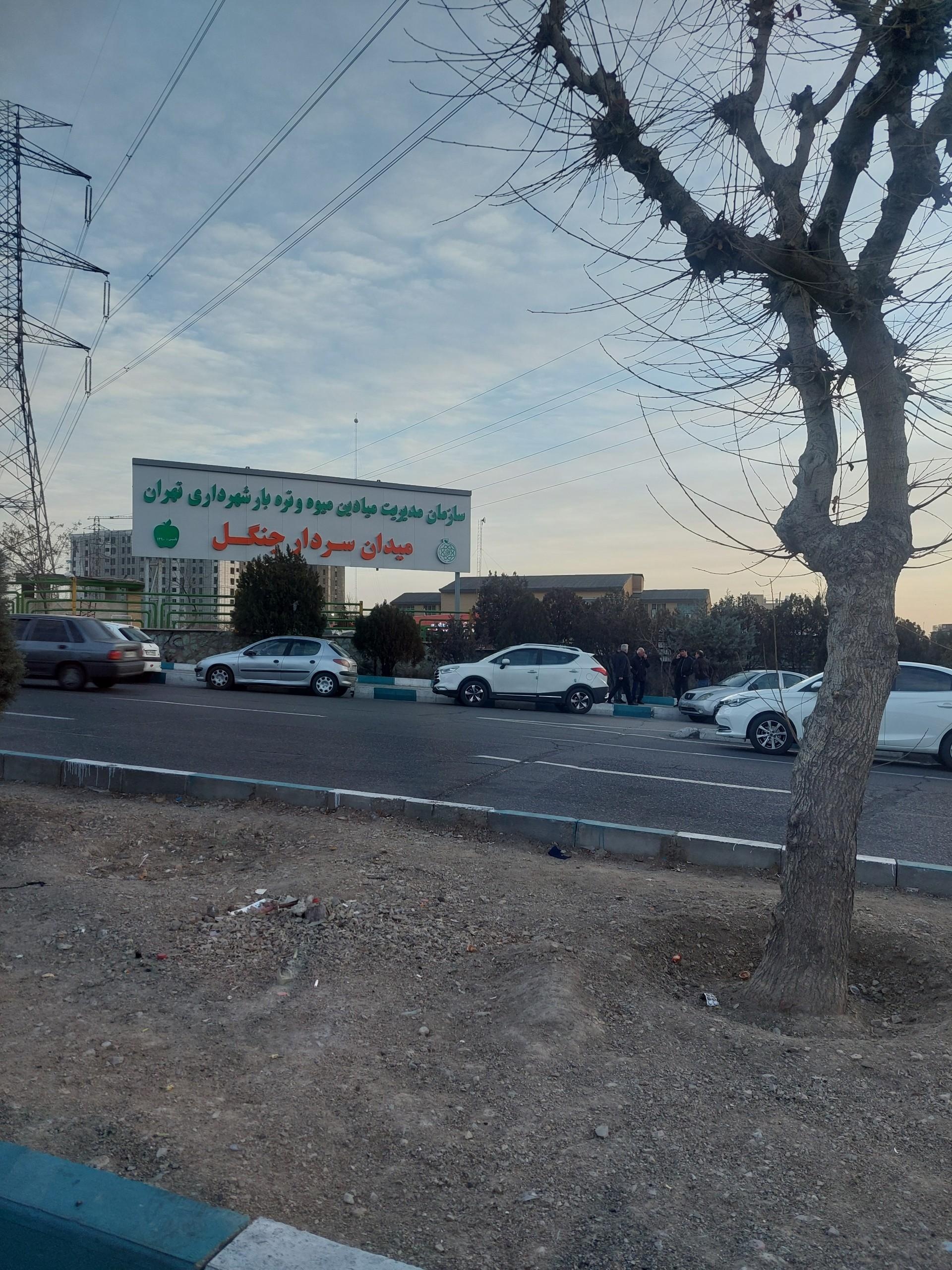 عکس میدان میوه و تره بار سردار جنگل