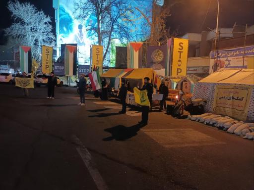 عکس قرارگاه مردمی فلسطین 