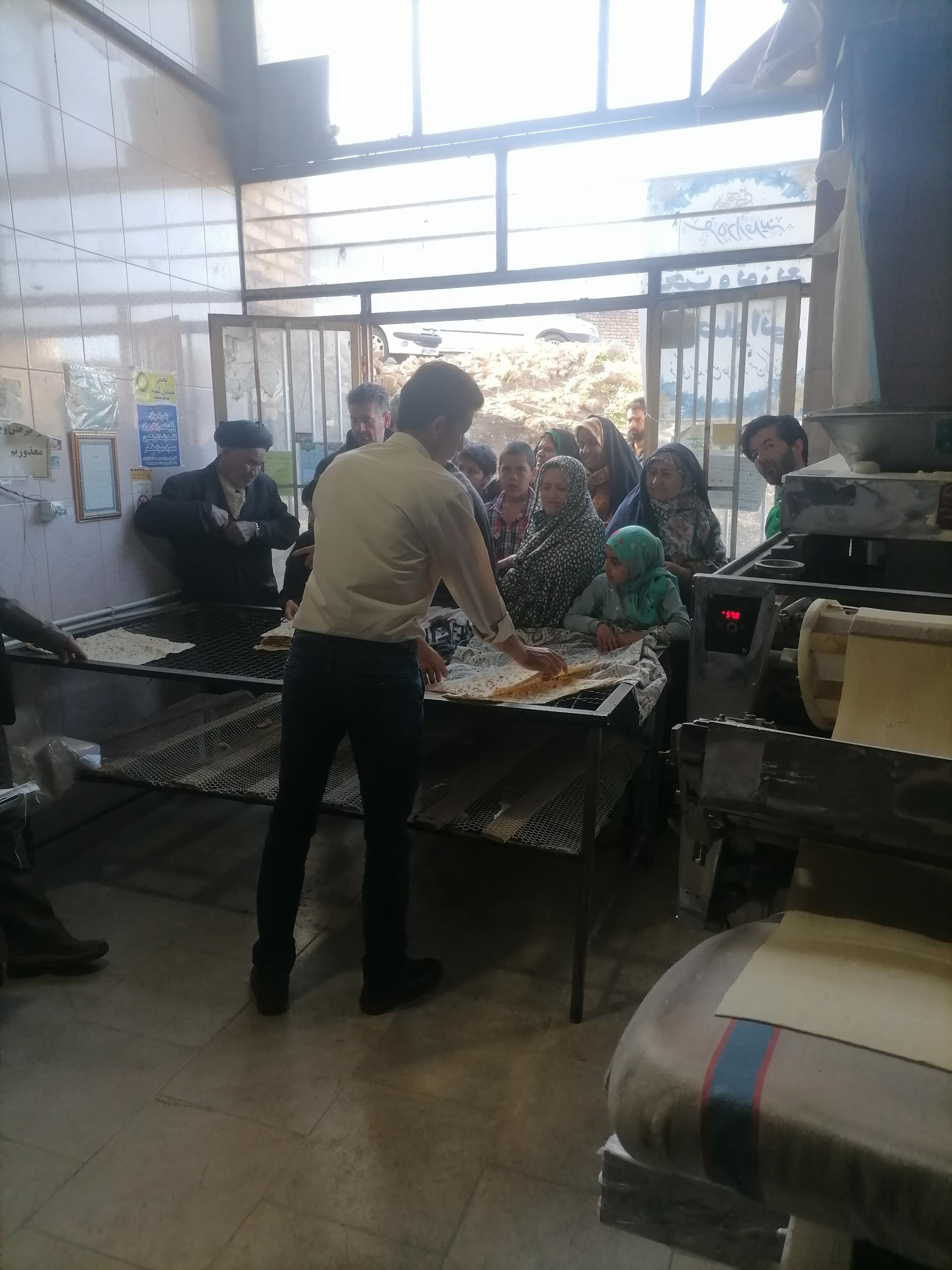 عکس نانوایی