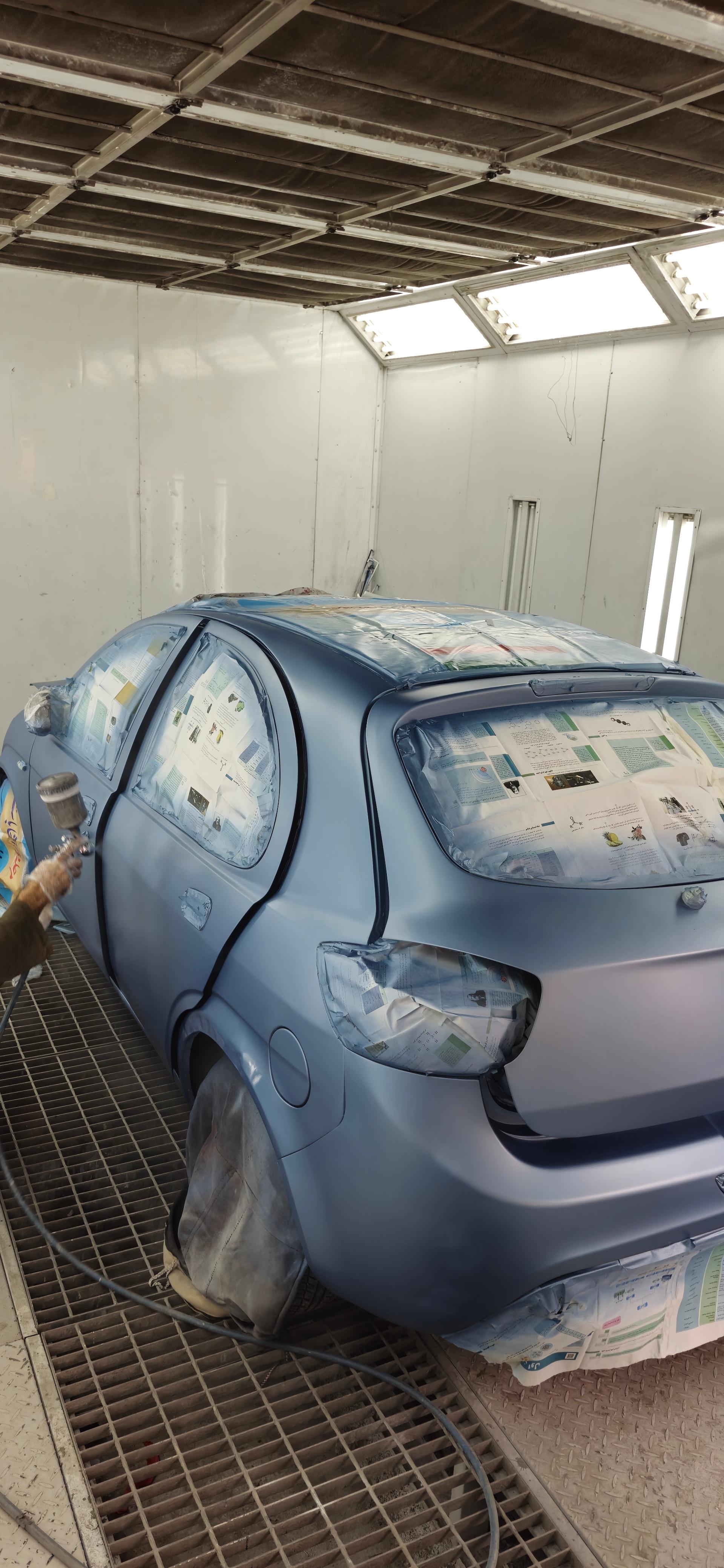 عکس مجموعه صافکاری pdr و نقاشی کوره ای تکنوروژ