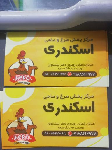 عکس مرغ و ماهی اسکندری