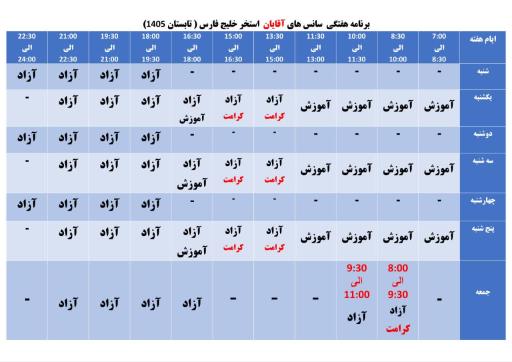 عکس استخر خلیج فارس