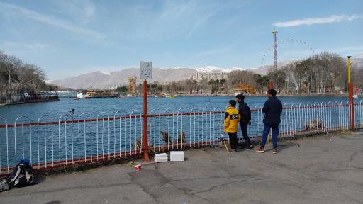 عکس دریاچه پارک ارم