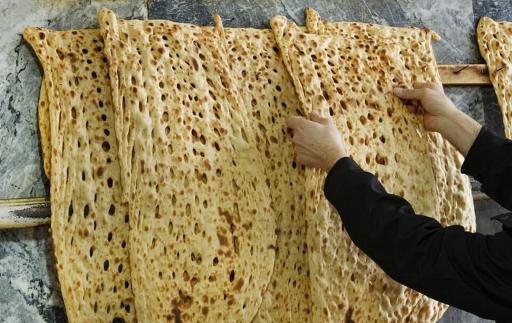 عکس نانوایی سنگک