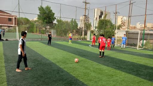 عکس زمین چمن شهید عباس کردانی
