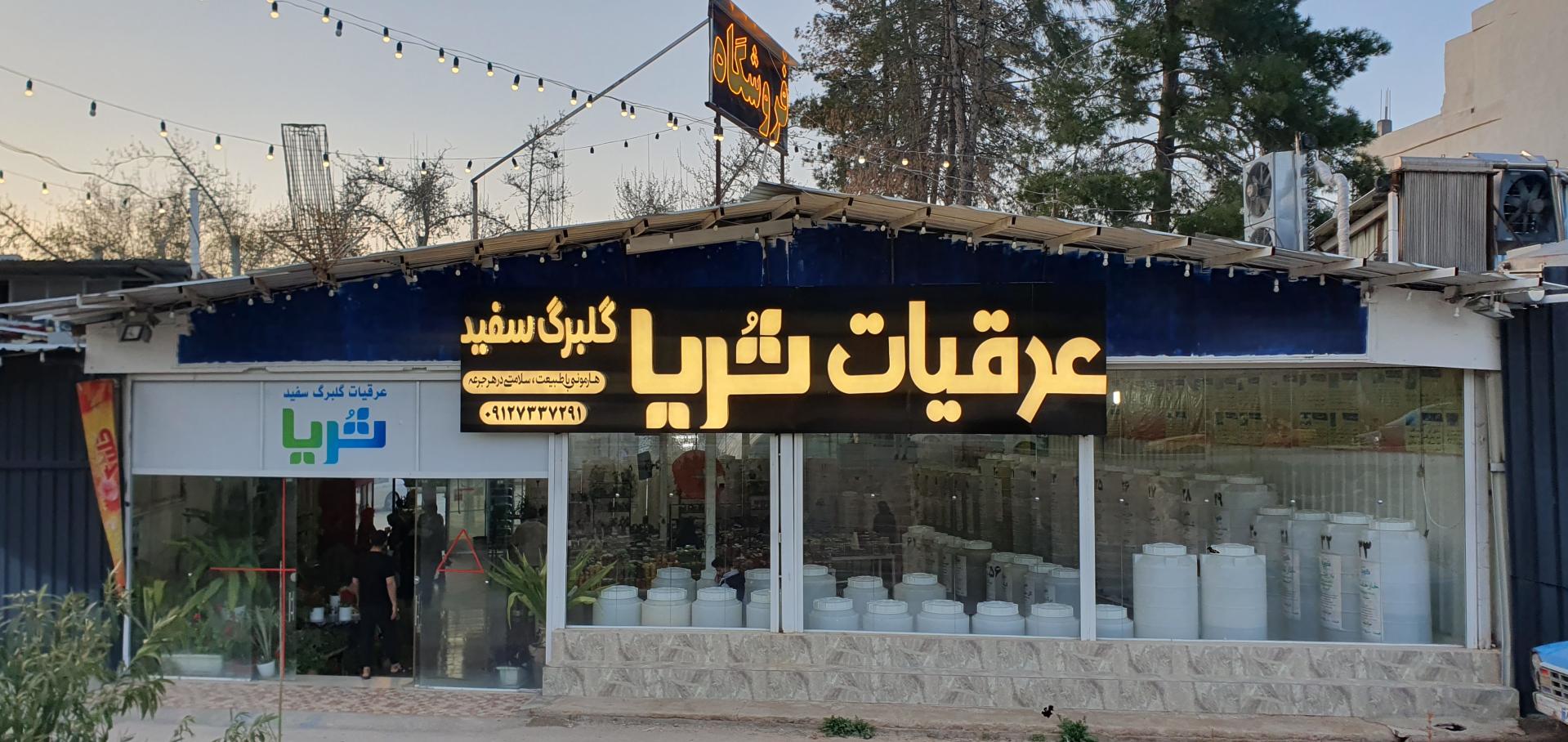 عکس عرقیات ثریا گلبرگ سفید