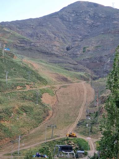 عکس پیست اسکی دربندسر