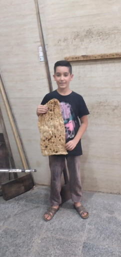 عکس نانوایی سنگک سنتی آذربیک