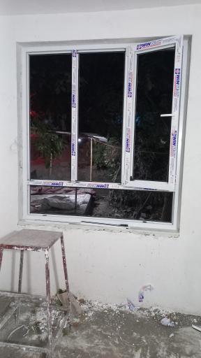 عکس کارگاه تولید درب و پنجره دوجداره upvc 