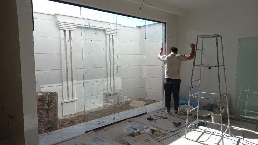 عکس کارگاه تولید درب و پنجره دوجداره upvc 