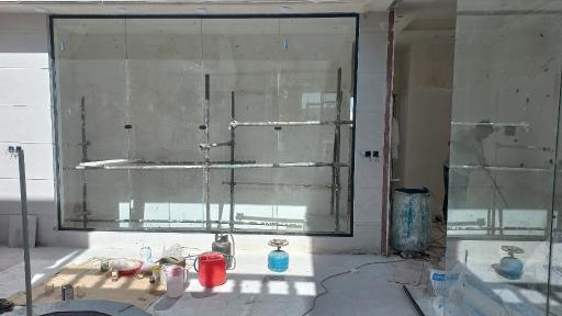 عکس کارگاه تولید درب و پنجره دوجداره upvc 