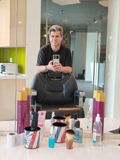 عکس آرایشگاه مردانه کافه مو 