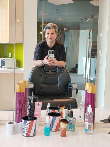 عکس آرایشگاه مردانه کافه مو 