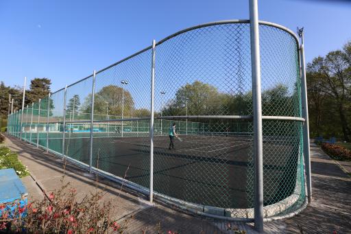 عکس زمین تنیس