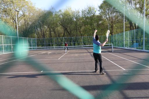 عکس زمین تنیس