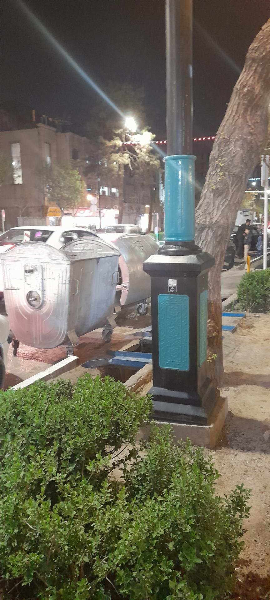 عکس محل جمع آوری و باکس زباله شهرداری
