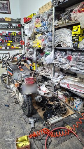 تعمیرگاه موتورسیکلت قنبری