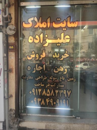 عکس سایت املاک علیزاده
