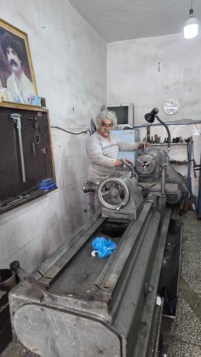 عکس تراشکاری و جوشکاری نادر نوبخت