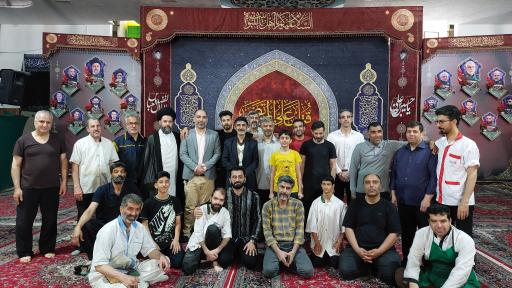 عکس حسینیه شهداء قم