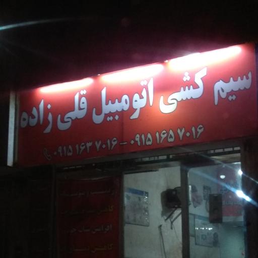 عکس سیم کشی اتومبیل قلی زاده