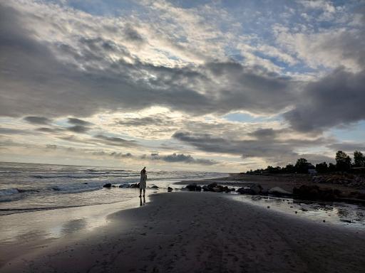 عکس ساحل خط ۸ چالوس