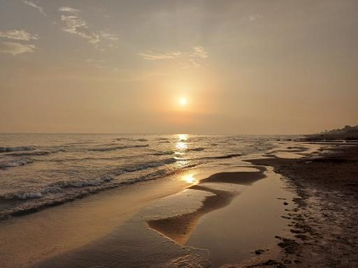 عکس ساحل خط ۸ چالوس