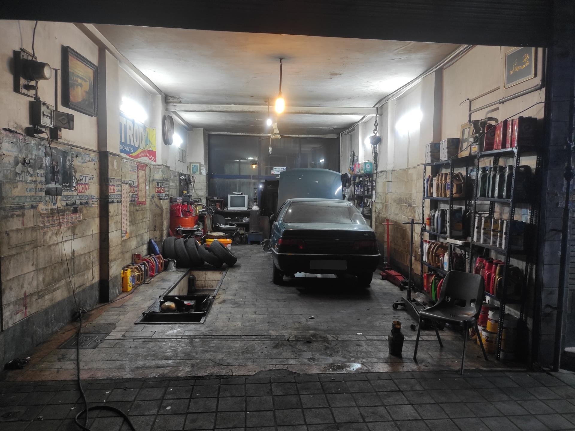 عکس مکانیکی استاد امیر و علی