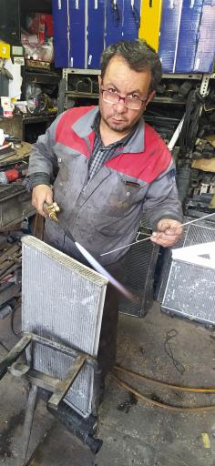 عکس رادیاتورسازی مهدی حرفه ای