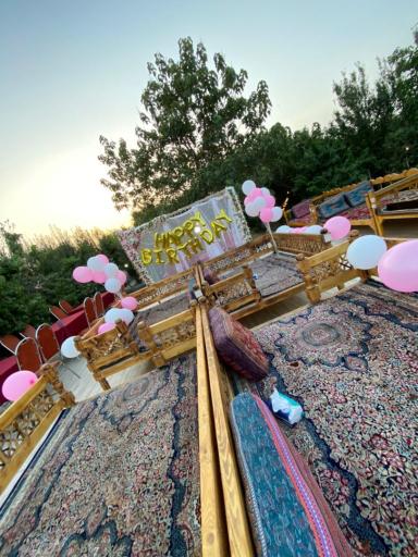 عکس باغچه رستوران بهشت گمشده 