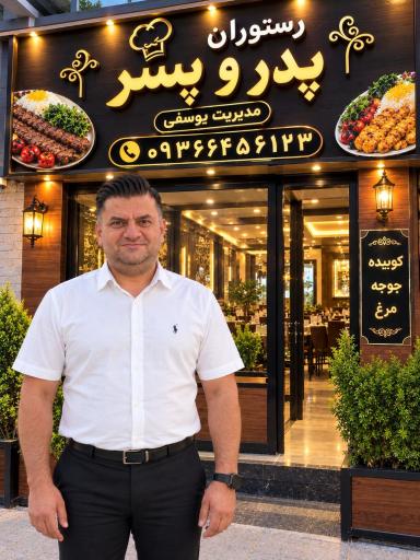 عکس رستوران پدر و پسر