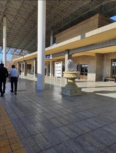 عکس ایستگاه راه آهن نیشابور