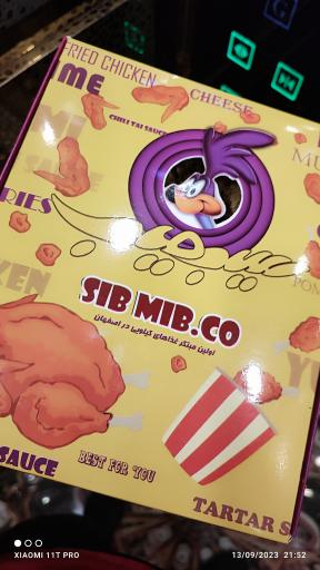 عکس فست فود سیب میب