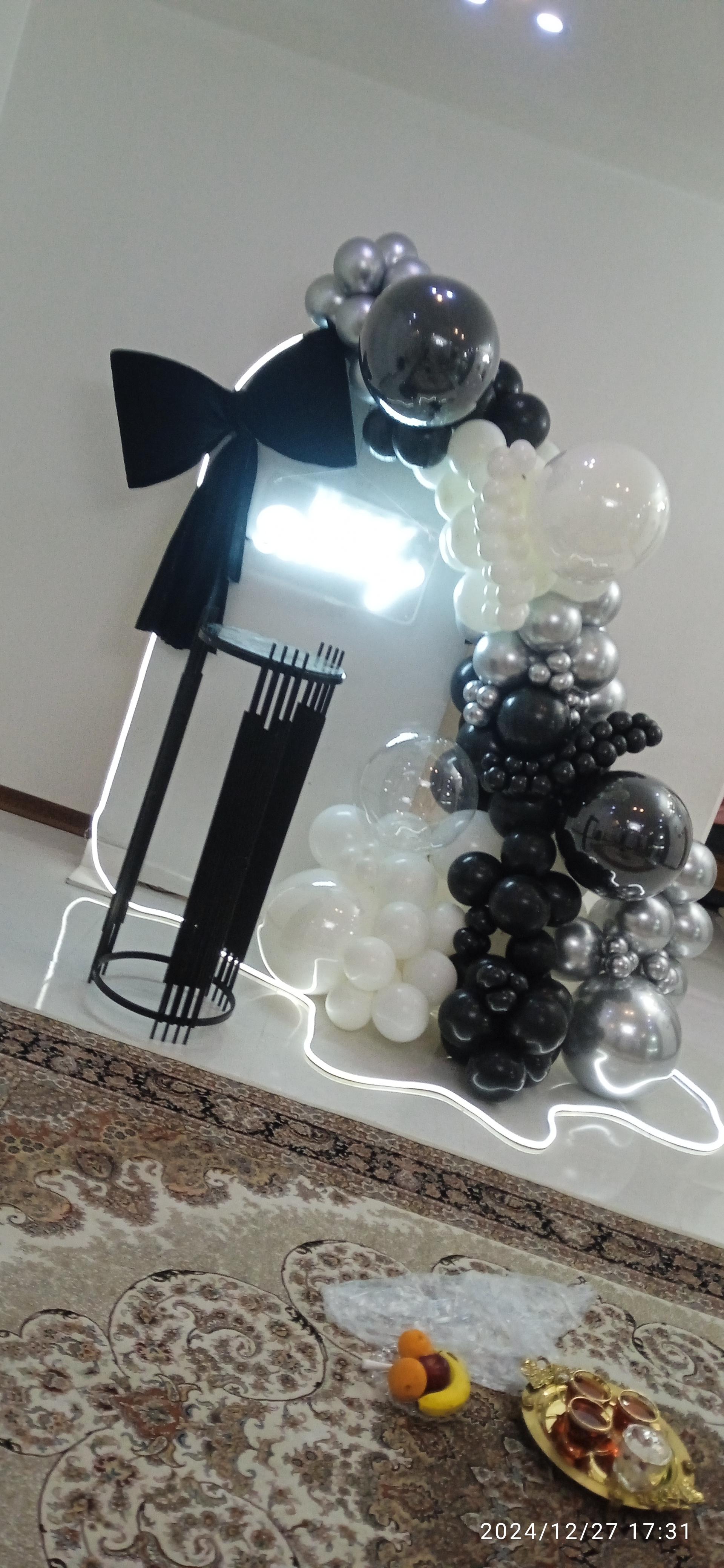 عکس لوازم قنادی و تم تولد مستر بالن