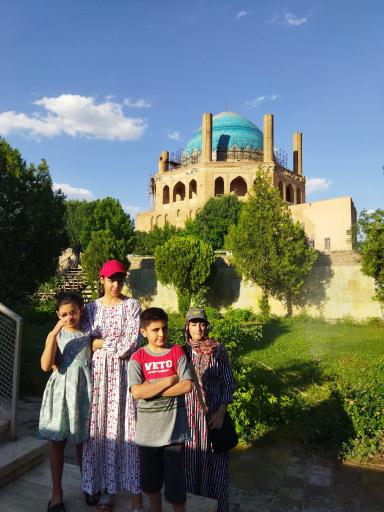 عکس درب ورودی گنبد سلطانیه 