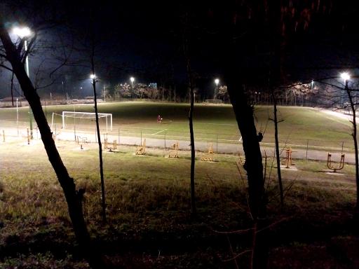 عکس زمین فوتبال اسبچین