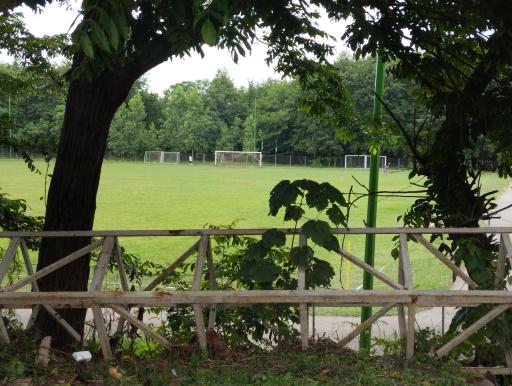 عکس زمین فوتبال اسبچین