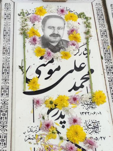 عکس مزار محمدعلی مومنی