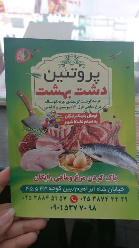 عکس پروتئین دشت بهشت