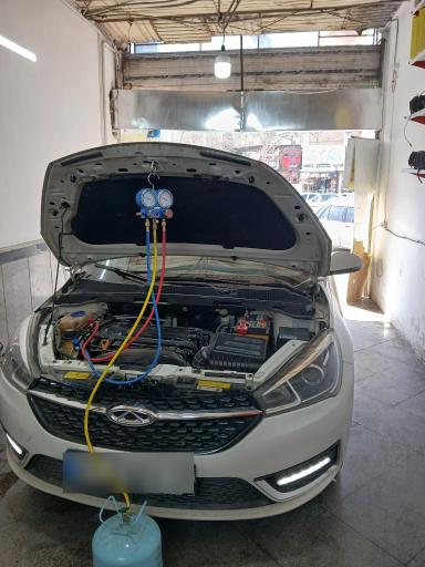 عکس شارژگاز کولر باقری 